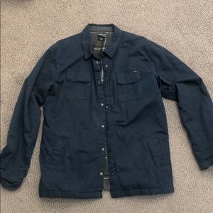 Mens Fleece Lined Button Down shirt